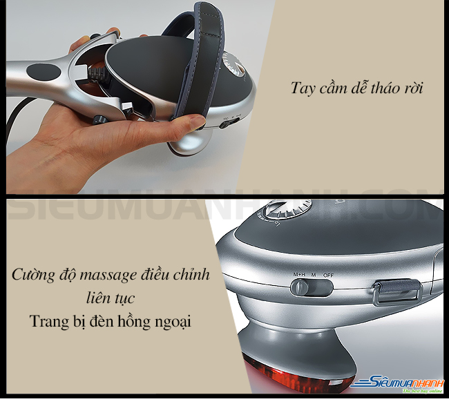   Máy massage cầm tay có đèn hồng ngoại Beurer MG70